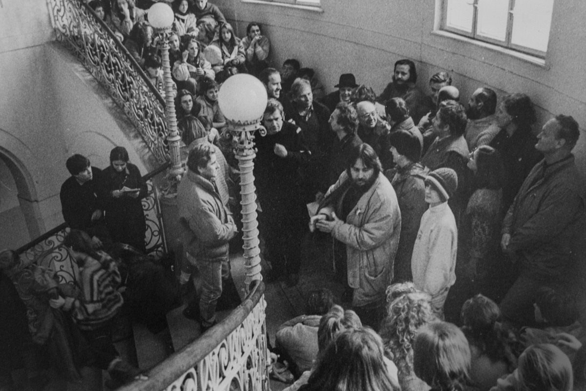 Jana Šebestová, Generálny štrajk na Škole umeleckého priemyslu, 27. november 1989. Súkromný majetok